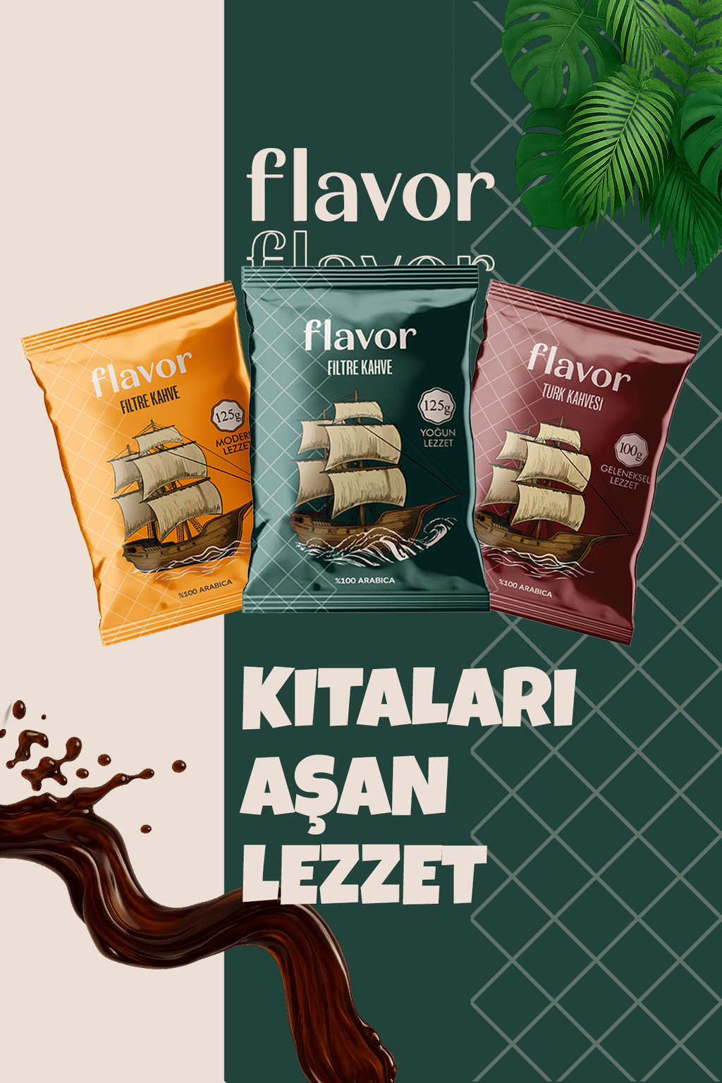 Flavor Drink Filtre Kahve Flavor Yoğun Lezzet 125g